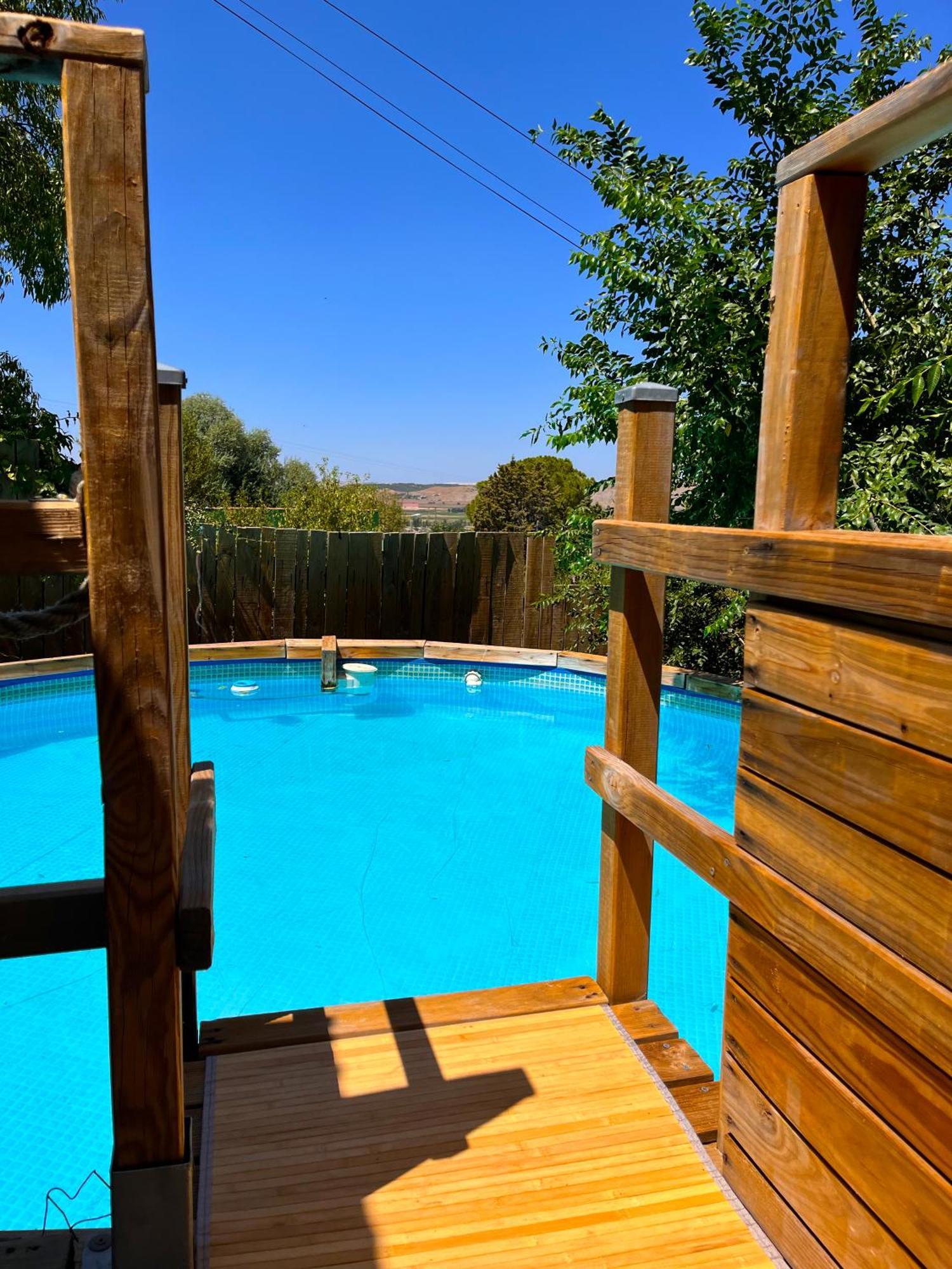 San Martín de la Vega Fee4Me Cabin With Pool And Garden מראה חיצוני תמונה
